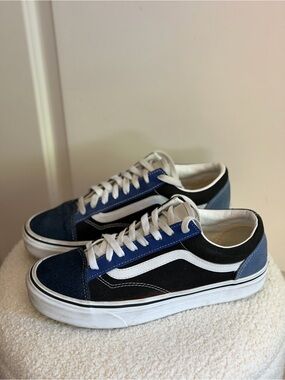 Vans Color Block Style Low-Top Skate Sneakers men’s 8